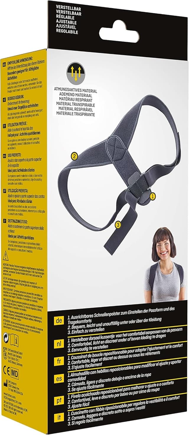 Detalle 2 de FUTURO Correttore posturale 46832 regolabile: supporto discreto per raddrizzare la schiena