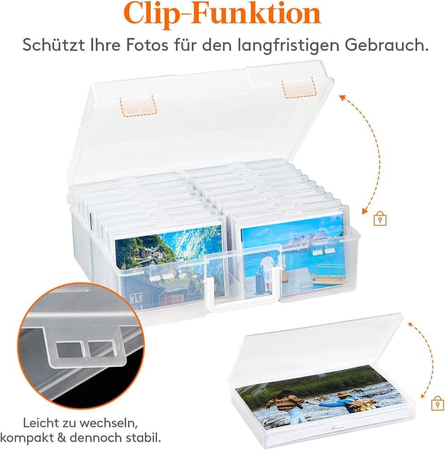 Thumbnail 5 de Lifewit Foto Aufbewahrungsbox 1800 Fotos