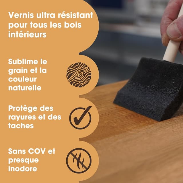 Detalle 2 de Furniture Clinic Vernis Bois Intérieur Ultra Résistant