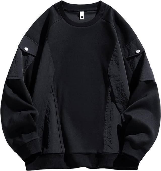 Detalle 2 de Herren Sweatshirt Rundhals Covisoty 80 % Baumwolle