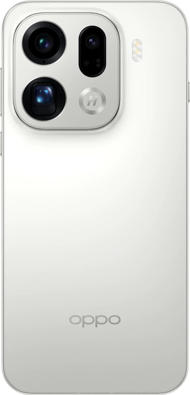 Detalle de OPPO Find X9 Pro 512GB Weiß 5G – Smartphone mit 7.500-mAh-Akku, 8K-Kameras und großem Quad-HD-Display