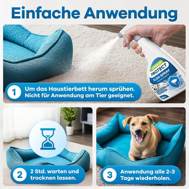 Thumbnail 4 de Gerobug Floh-Spray für Wohnung 500 ml