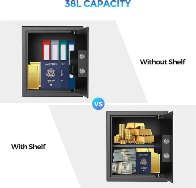 Detalle 2 de WASJOYE cassaforte biometrica 43L