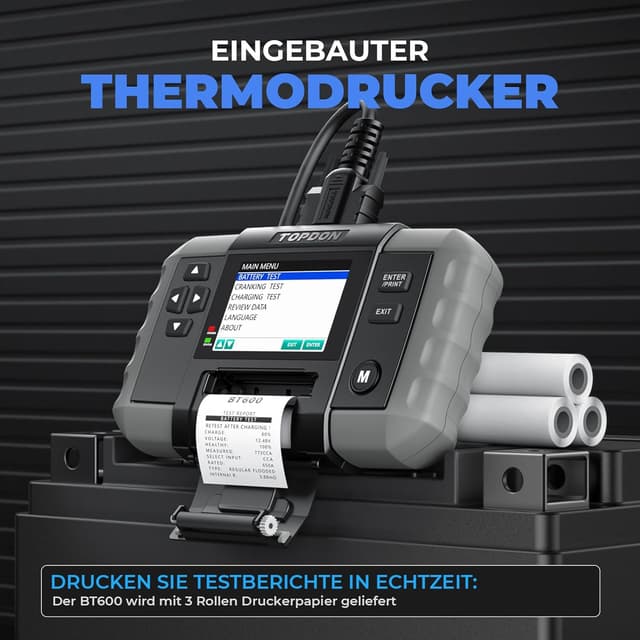 Thumbnail 4 de TOPDON BT600 Batterietester 12V–24V ⛽