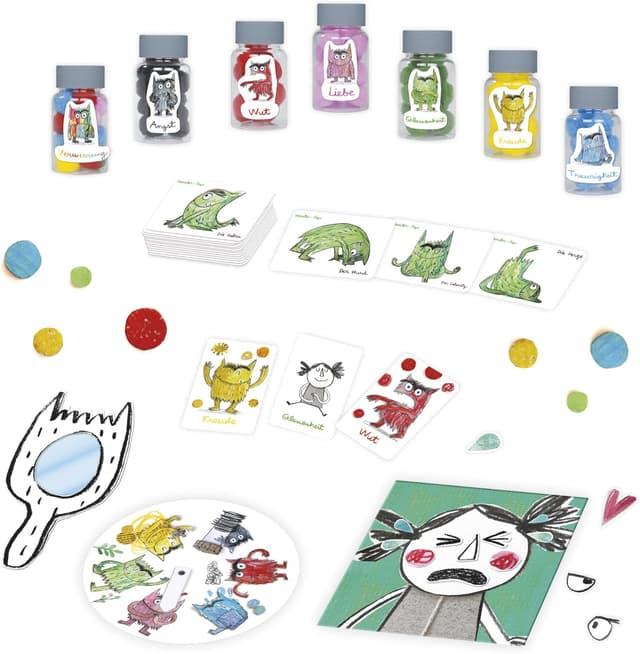 Detalle 2 de Jumbo 1110101623 – J’apprends à découvrir Les Couleurs Monster Learning Toys multicolore
