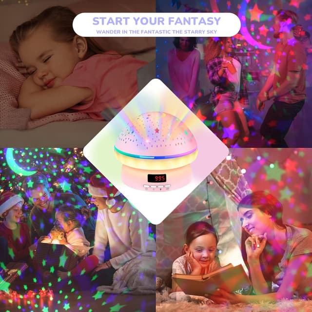 Thumbnail 6 de DQMOON Star Projector Night Light for Kids