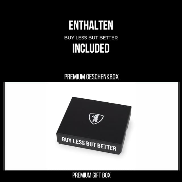 Detalle de Berliner Bags Vintage Kartenetui aus Leder – Slim- Kreditkartenetui mit RFID-Schutz, Braun (mit Geschenkbox)