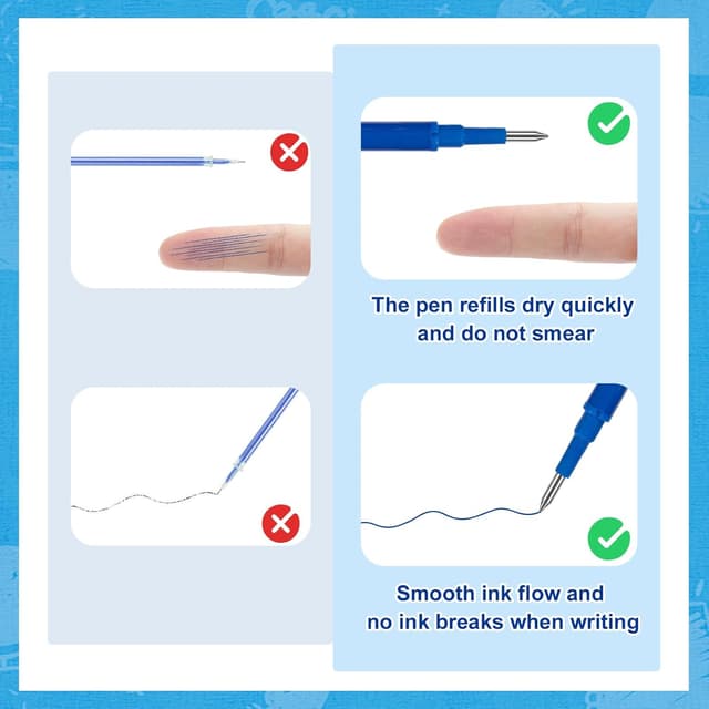 Detalle 2 de Pilot FriXion kompatible Ersatzminen 0,7mm Blau