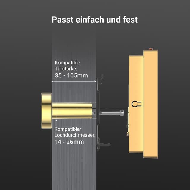 Detalle 2 de EZVIZ CP2 WLAN Türspion mit 4,3 Zoll Farbdisplay