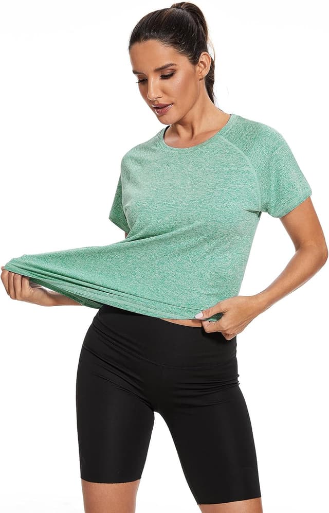 Detalle 2 de Sportshirt Damen mit Netz-Design