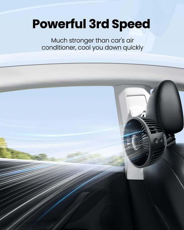 Thumbnail 4 de gaiatop Oscillating Baby Stroller Fan 5.2"