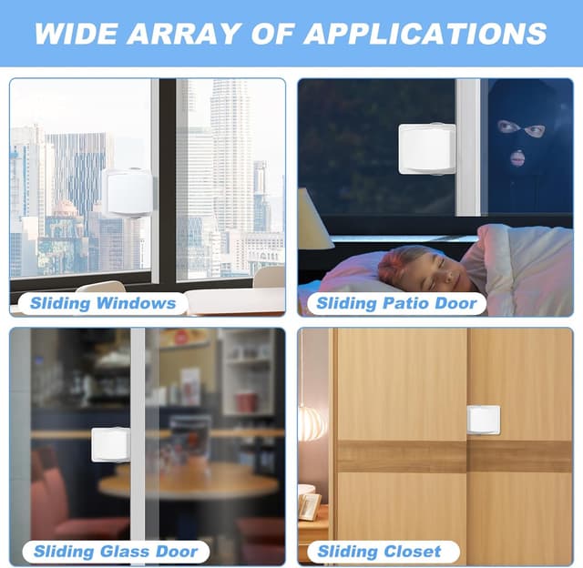 Thumbnail 6 de Vicloon Blocco di sicurezza finestra 2 pezzi