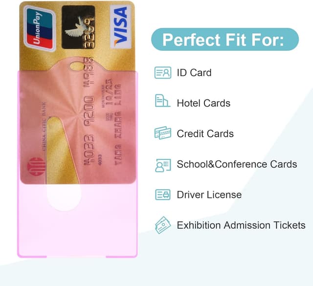 Thumbnail 3 de Vicloon ID Badge Holder 5 unidades 8,5x5,5 cm 🎫