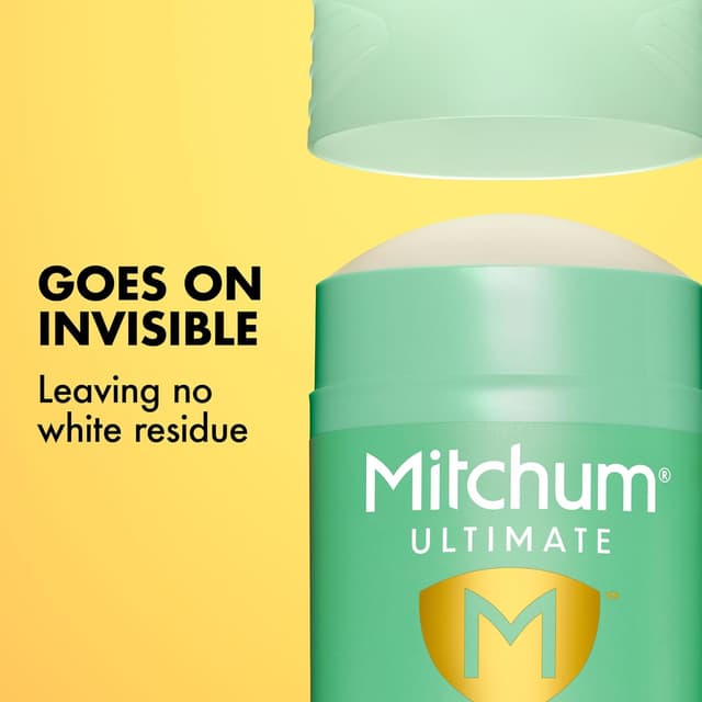 Detalle 2 de Mitchum Ultimate 72H Odor Protection Women’s Invisible Solid Deodorant & Antiperspirant, Pure Fresh, 2-Pack