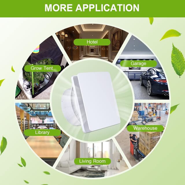 Thumbnail 5 de FanGoFast Badlüfter 150mm leiser Ventilator