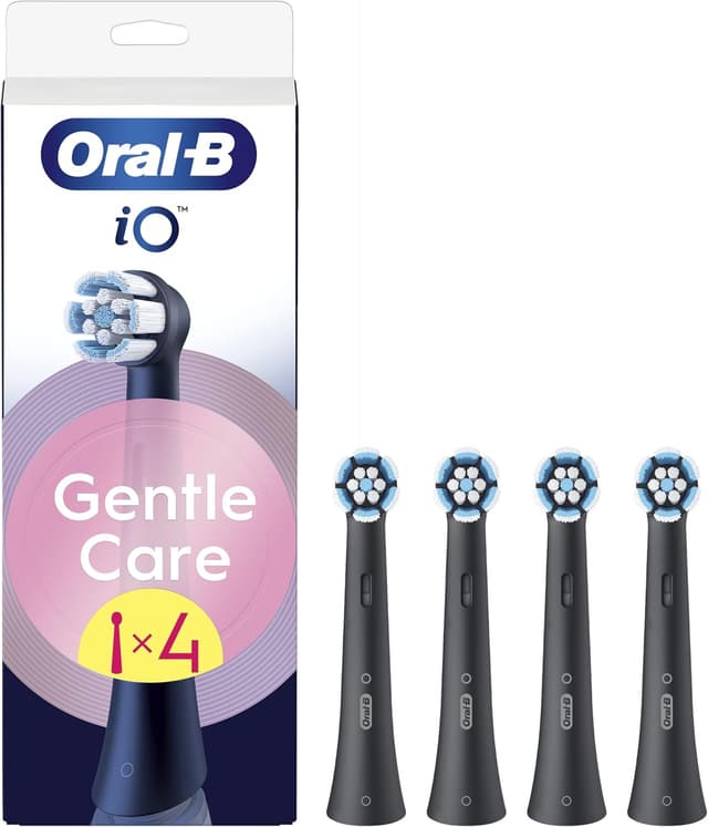 Imagen de Oral-B Series iO Gentle Care — 4 recambios negros 🪥 en OfertitasTOP