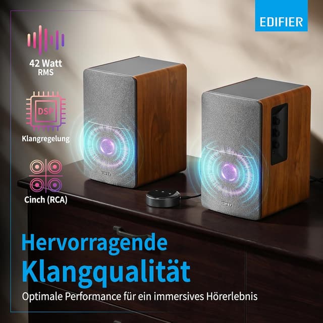 Thumbnail 4 de Edifier R1280T+WiiM Mini 42W Lautsprecher