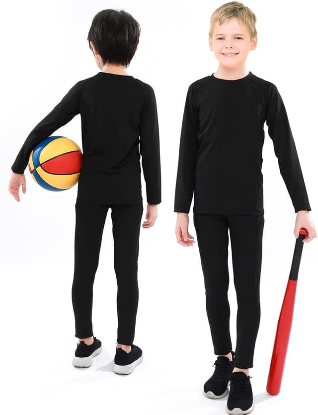 Imagen de TBoonor Biancheria Intima Termica per Bambini Set en OfertitasTOP