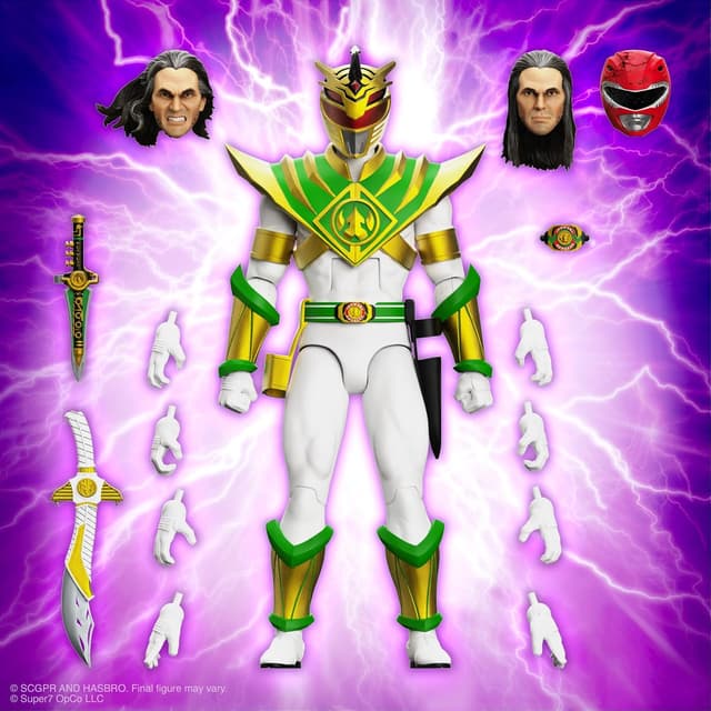 Detalle de Super7 ULTIMATES! Mighty Morphin Power Rangers Lord Drakkon 7" Action Figure (with Accessories)