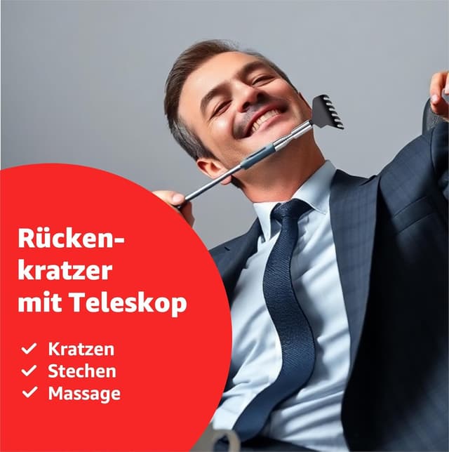 Thumbnail 2 de Gratte-dos télescopique 4 pièces 👐