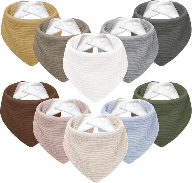 Thumbnail 6 de Susurration Muslin Drool Bibs 6 Pack