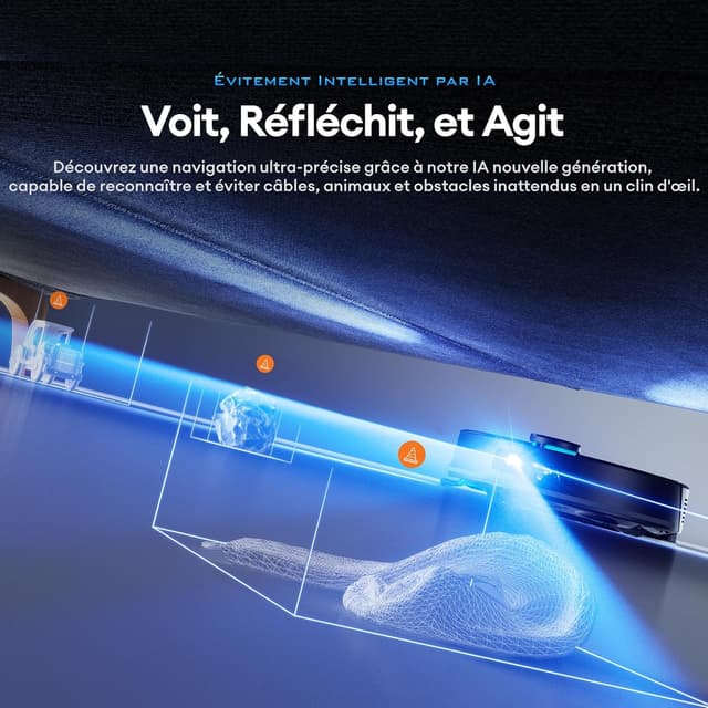 Thumbnail 5 de Ultenic T20 Pro+ Aspirateur Robot 10 000 Pa