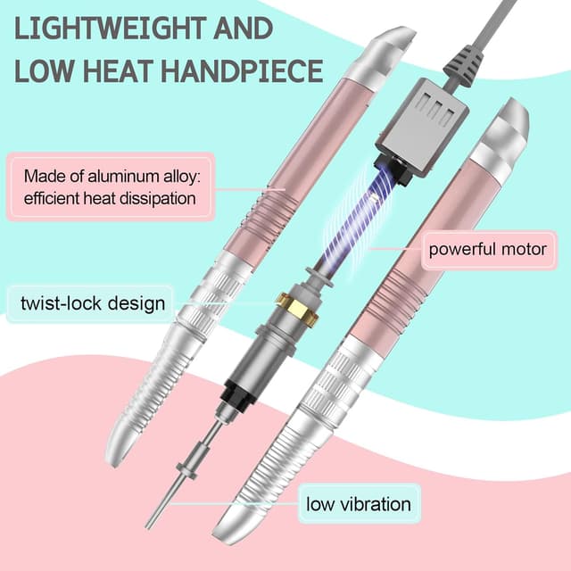 Thumbnail 1 de Delanie Ponceuse Ongles 35000RPM rechargeable