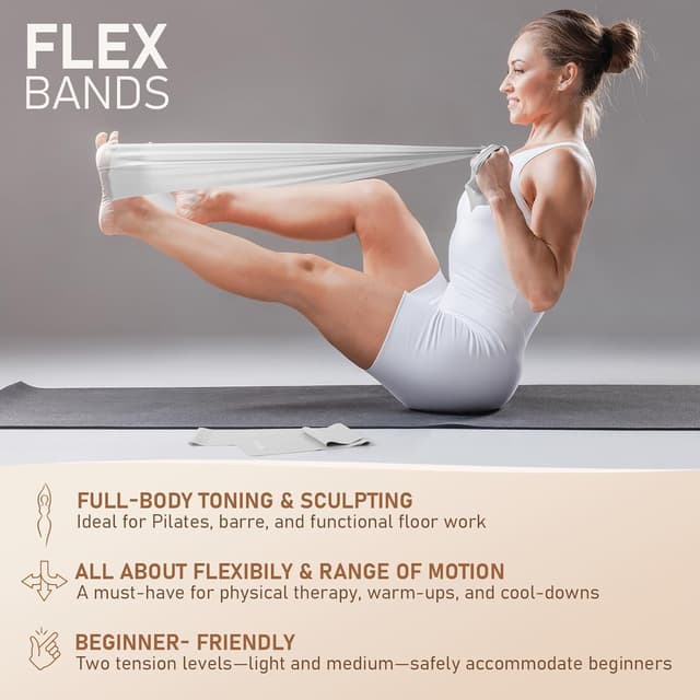 Detalle de PhysKcal Pilates ring set for 15-inch workouts