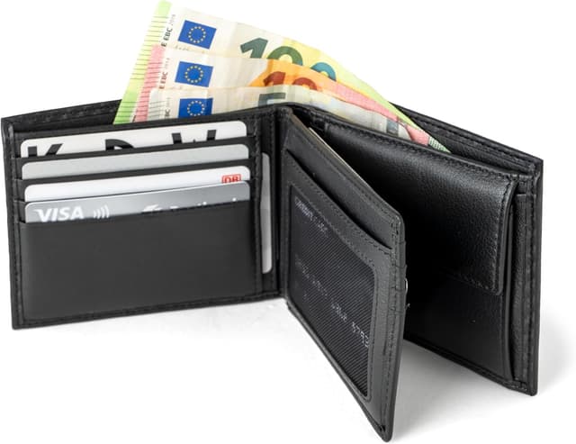 Thumbnail 1 de Berliner Bags Portefeuille Cuir RFID Noir