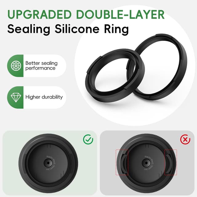 Thumbnail 3 de Wothfav Mason Jar Vacuum Sealer Kit 1300mAh