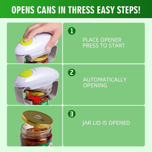 Thumbnail 4 de YUET Abridor de tarros eléctrico