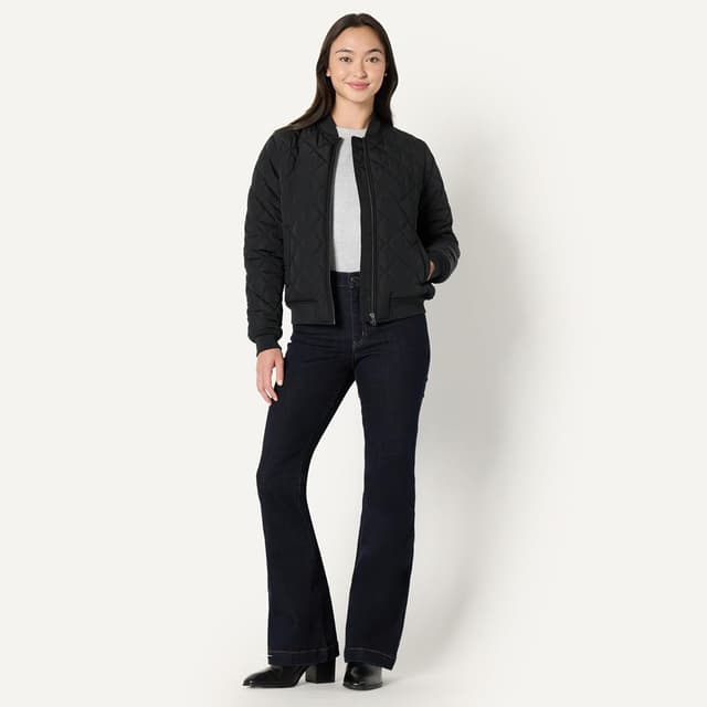 Detalle de Amazon Essentials Femme blouson bomber matelassé coupe classique