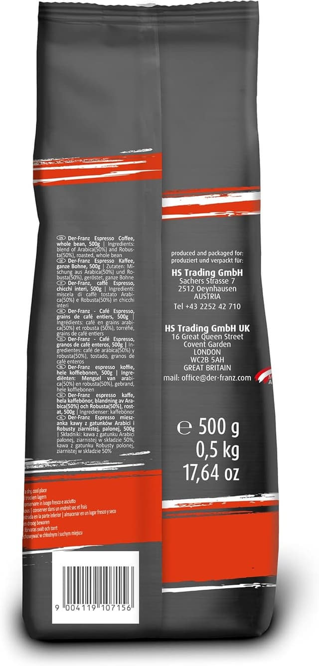 Thumbnail 1 de Der-Franz Espresso Café granos enteros 1,5 kg