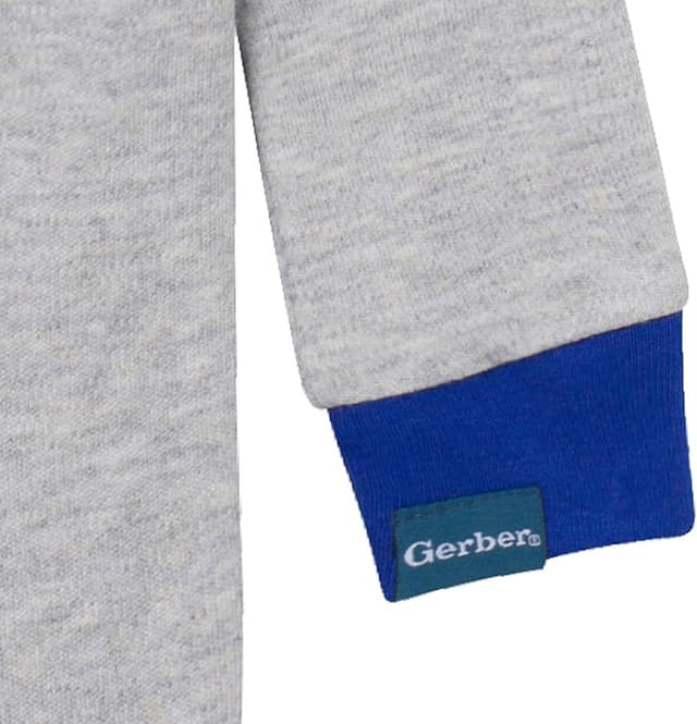 Detalle 2 de Gerber Baby NBA Team Footless Pajamas — Golden State Warriors