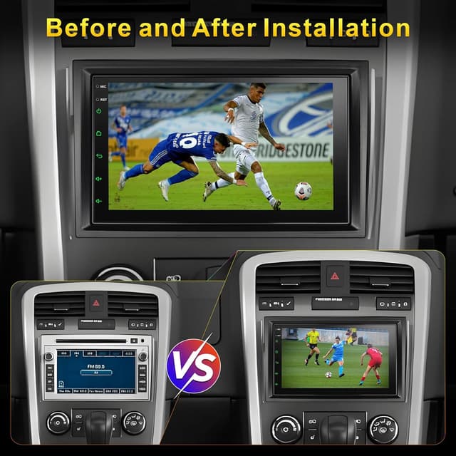 Detalle 2 de 8 Core 4GB+64GB Android 13 7-Inch Car Stereo for Chevy Silverado/GMC Tahoe/Yukon (2007-2013) with Wireless CarPlay, Android Auto, GPS