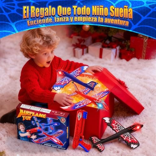 Thumbnail 6 de Mirthigig S-pider: set de 3 aviones lanzador con ojos luminosos (3 a 12 años)