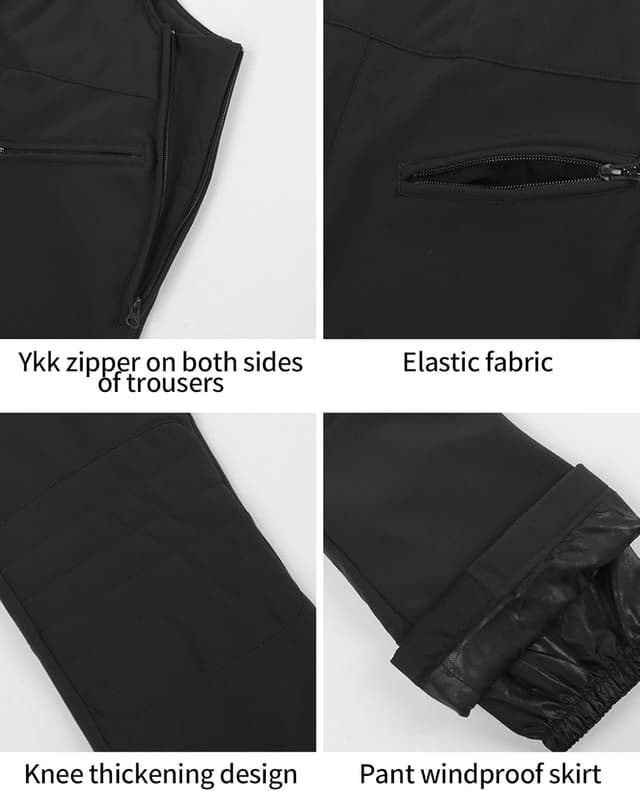 Thumbnail 4 de GSOU SNOW Womens Ski Bibs insulated waterproof ski pants