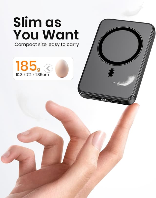 Detalle 2 de Powerbank Mag-safe 10.000 mAh 20W