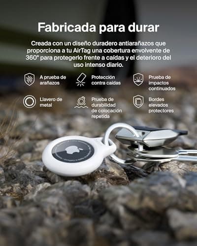 Detalle 1 de Belkin Llavero AirTag funda resistente para llaves