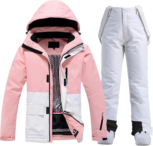 Thumbnail 5 de HOTIAN Damen Ski Jacke und Hose 2‑Teile Set Skianzug