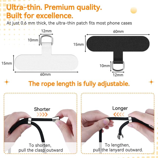 Thumbnail 3 de ivoler Cordon para Movil Universal Negro