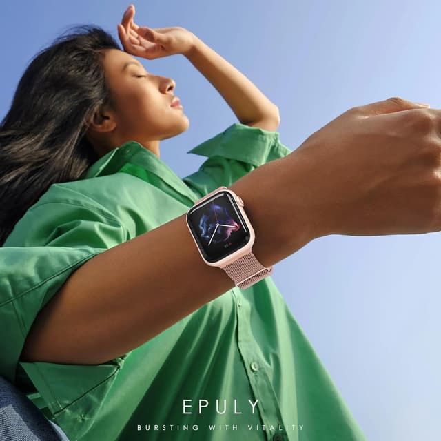 Thumbnail 6 de EPULY Milanese Loop Magnetic Clasp Metal Watch Strap (Apple Watch 38/40/41/42/44/45/46/49mm)