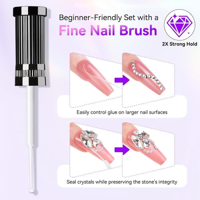 Thumbnail 3 de Makartt Strass Kleber Gel 8 ml Nagelkleber 🎀