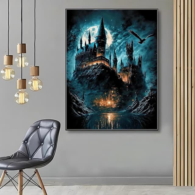 Thumbnail 4 de Hjjdiyes Diy malen nach zahlen Burg