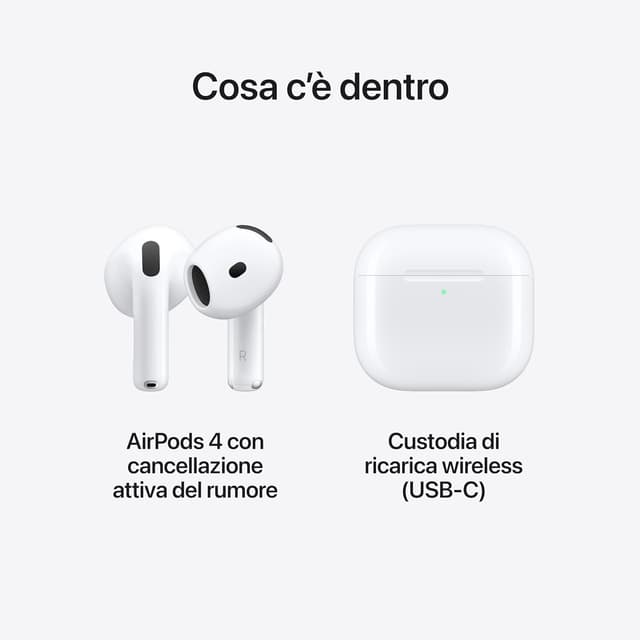 Thumbnail 5 de Apple AirPods 4 Auricolari wireless ANC