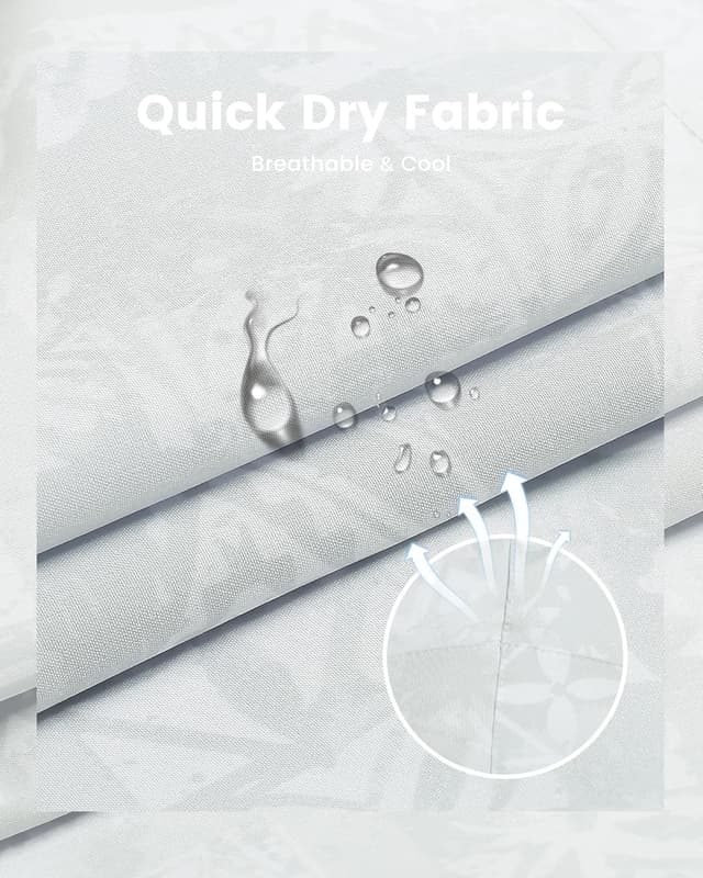 Detalle 1 de Mens swim shorts with 5 inch inseam