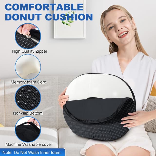 Thumbnail 6 de Ecosafeter Donut Cushion Memory Foam