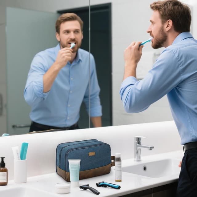 Detalle 1 de WANDF Kulturtasche Reise 25×13×16 cm