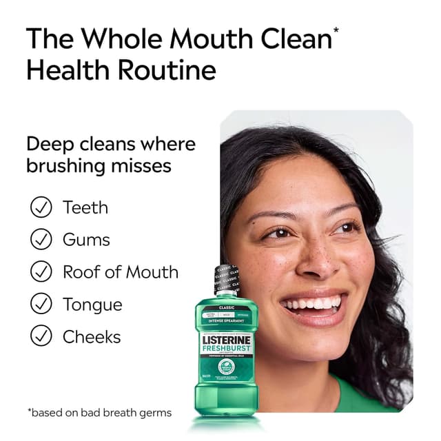 Thumbnail 6 de Listerine Freshburst Antiseptic Mouthwash 2 L