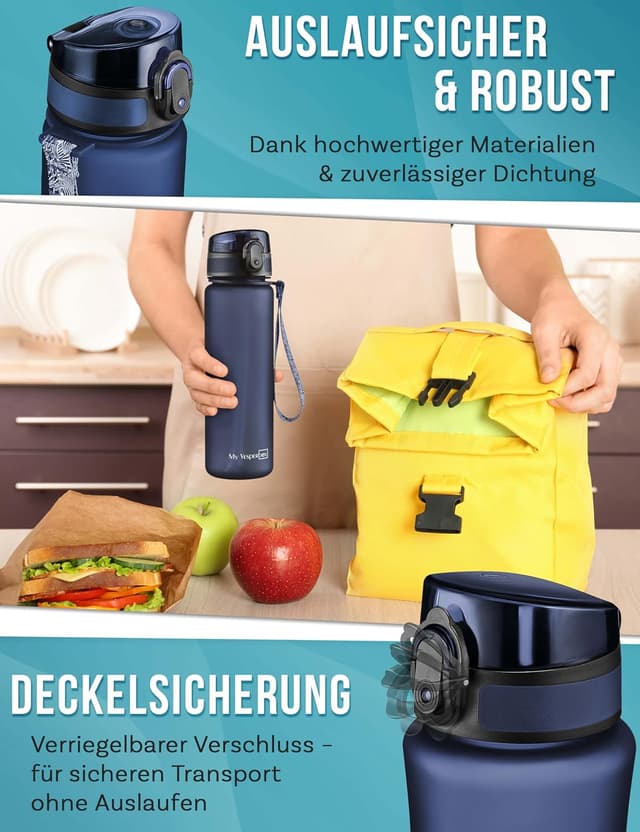 Detalle 1 de My Vesperbox Trinkflasche Kinder 500ML